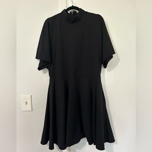 Alexia Admor Black short sleeve high neck dress - Size XL NWT